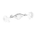 JEEP JK, REAR AXLE TRUSS KIT