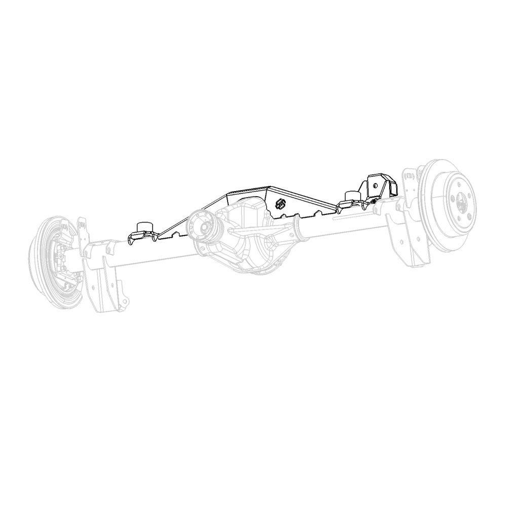 JEEP JK, REAR AXLE TRUSS KIT