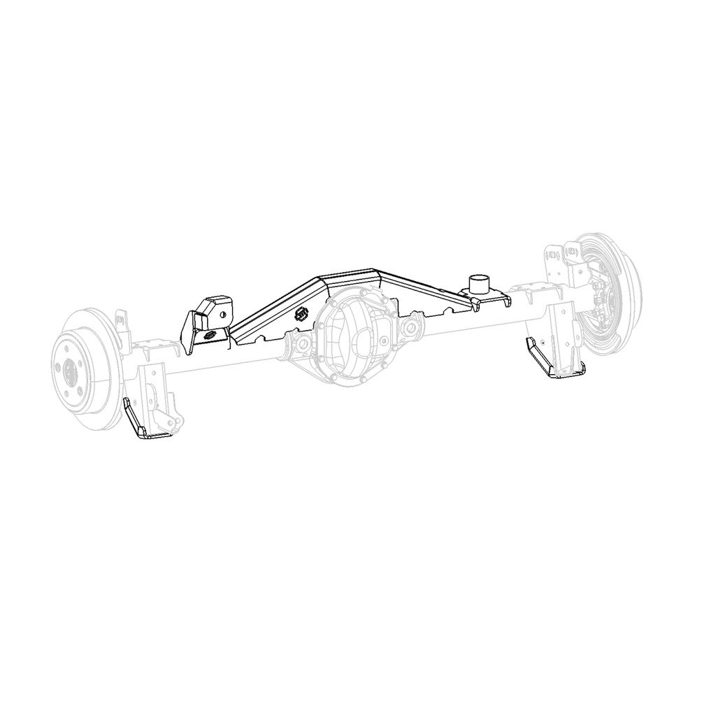 JEEP JK, REAR AXLE TRUSS KIT