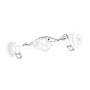 JEEP JK, REAR AXLE TRUSS KIT