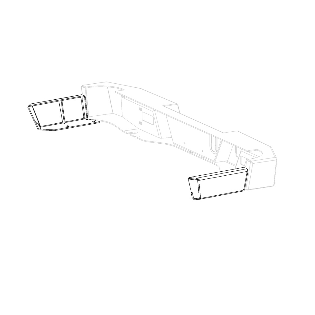 Jeep JT, Rear Bed Skid