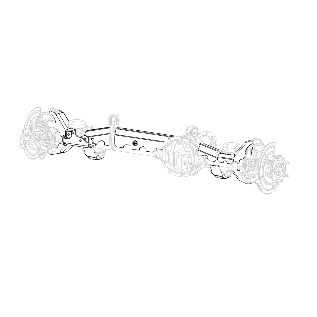 JEEP JL/JT, DANA 30 / 44, FRONT AXLE TRUSS KIT