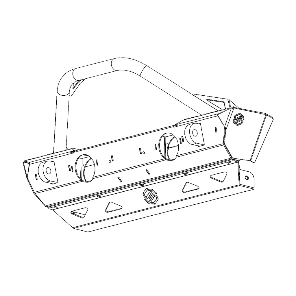 Skid Pate with Bumper