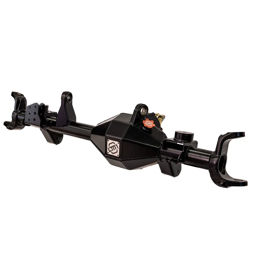 [53041-02-4.11+65.5] AXLE, 9in, JEEP JK, OEM BRACKETRY, FRONT (PC Black, Stock (65.5in), 4.11)