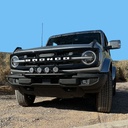 [53031-01] BRONCO, UNIVERSAL, GRILL BAR, FOR STANDARD & CAPABLE BUMPER (Tubular, Raw, None)