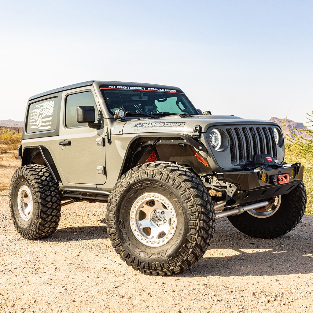 [53080-01-Weld] JEEP JL, ROCK SLIDER, TUBULAR (Raw, 2 Door, Weld On)
