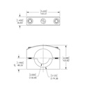 [53016-02] STEERING RAM MOUNT, SET OF 2 (3.125 in OD (PSC 2.75" RAM))