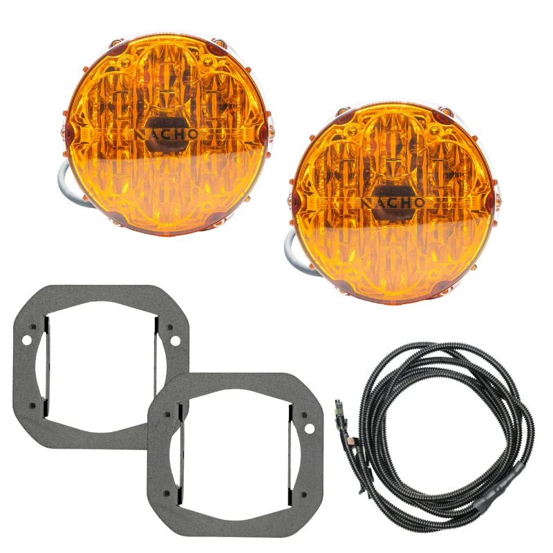 [R-00033] Nacho, Jeep JK/JL/JT SAE Fog Kit (Amber, One Piece, SAE Only)