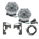[R-00034] Nacho, Jeep JK/JL/JT SAE Fog Kit (Clear, Three Piece, SAE Only)