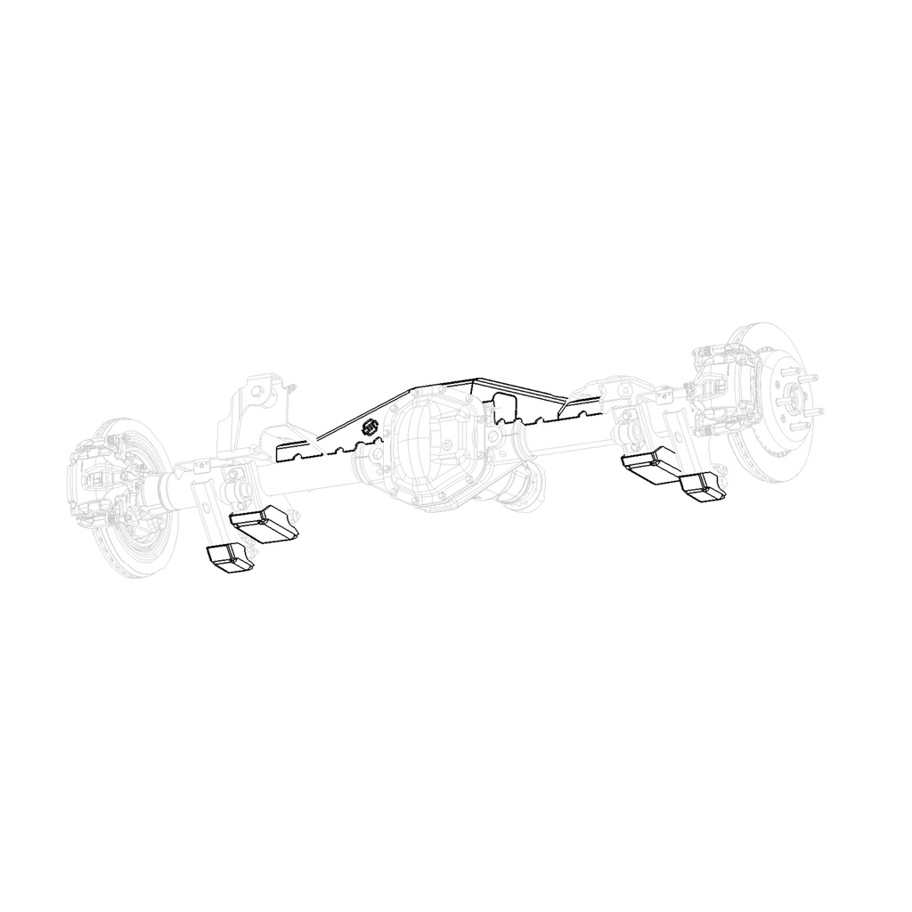 JEEP JT, REAR AXLE TRUSS KIT