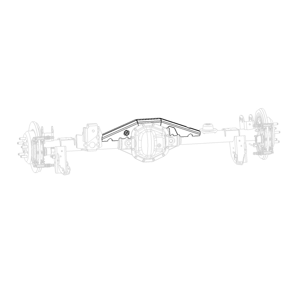 JEEP JL, REAR AXLE TRUSS KIT