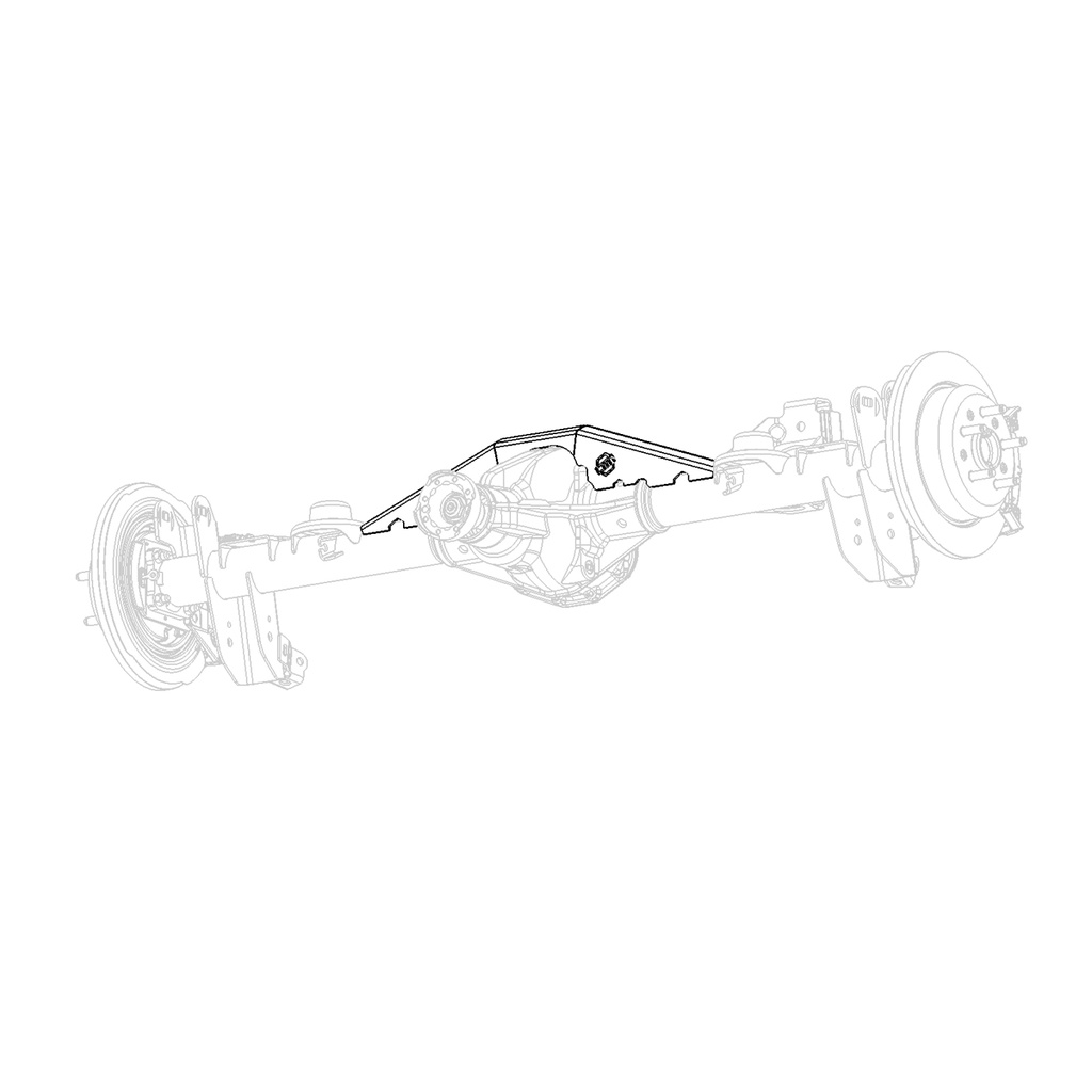 JEEP JL, REAR AXLE TRUSS KIT
