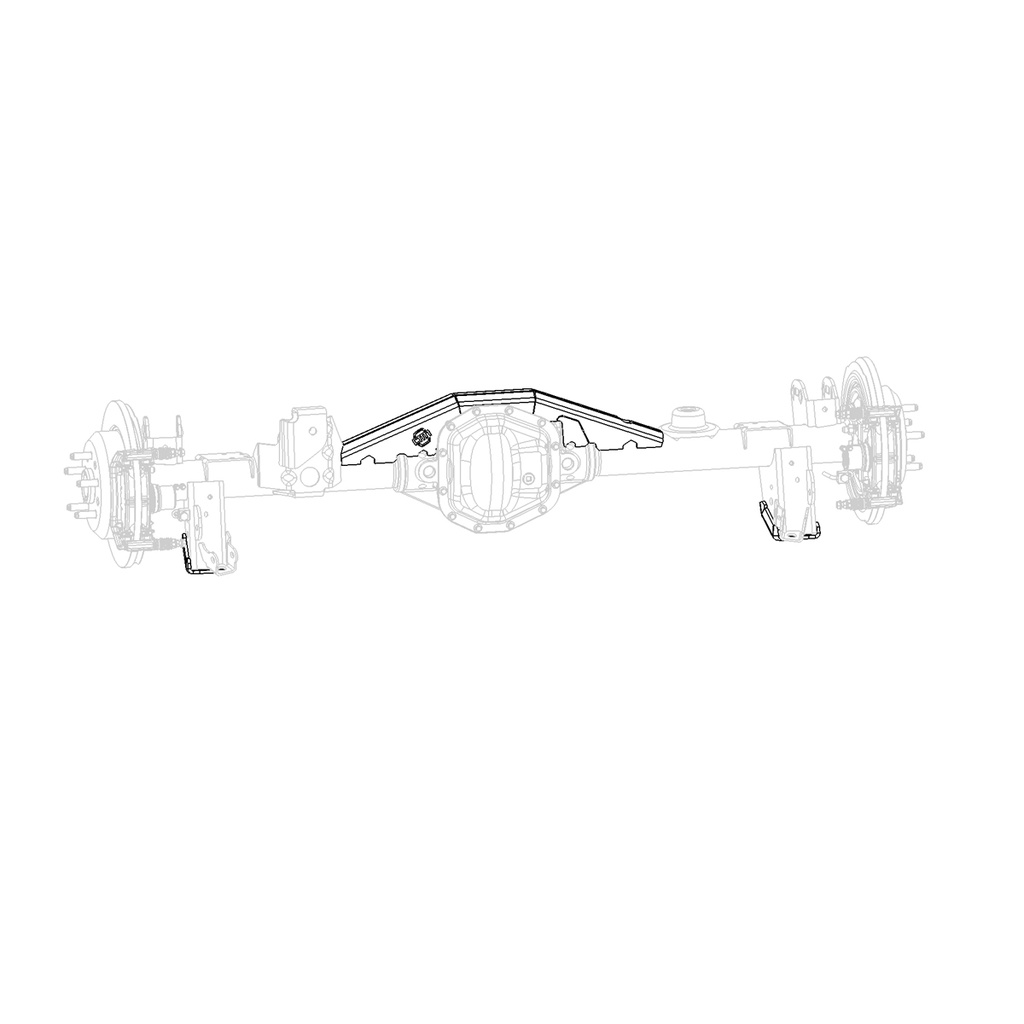 JEEP JL, REAR AXLE TRUSS KIT