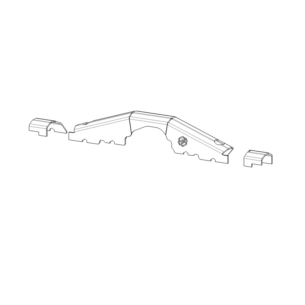 JEEP JT, REAR AXLE TRUSS KIT