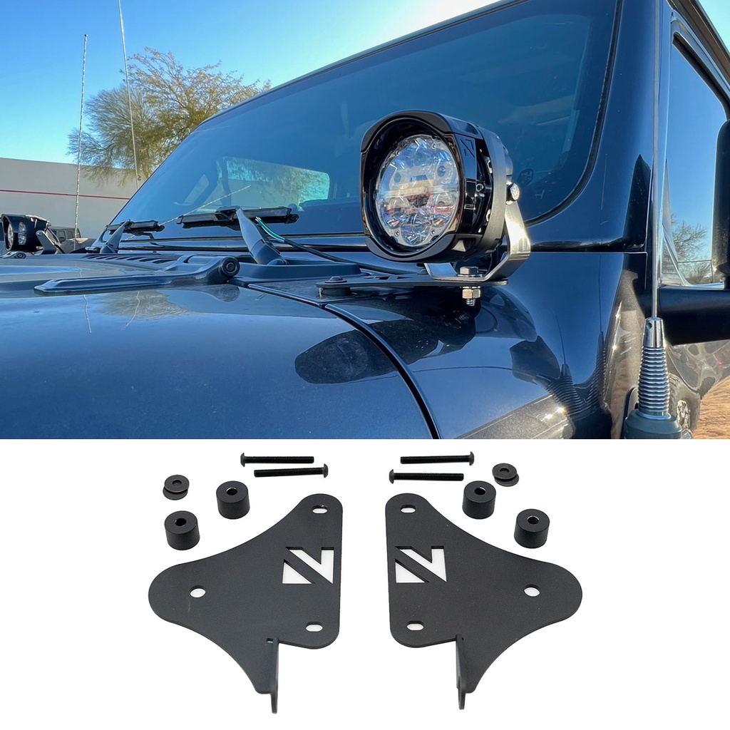 JEEP JL,JT, UNIVERSAL, A-PILLAR MOUNT SET