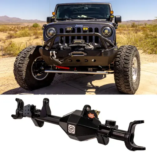 AXLE, 9in, JEEP JK, OEM BRACKETRY, FRONT